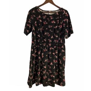 Velvet Rose Knee Length Dress